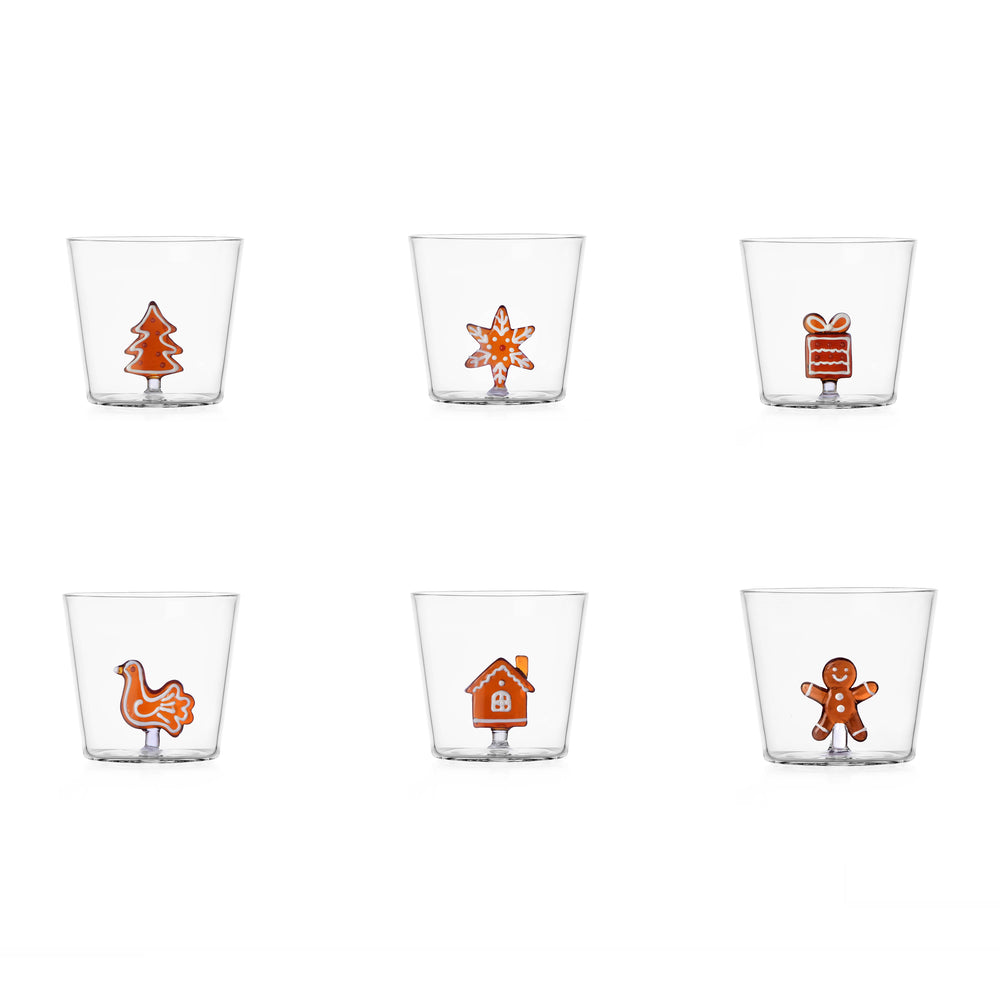 Nutcracker Mr Gingerbread Tumbler (Set of 6)