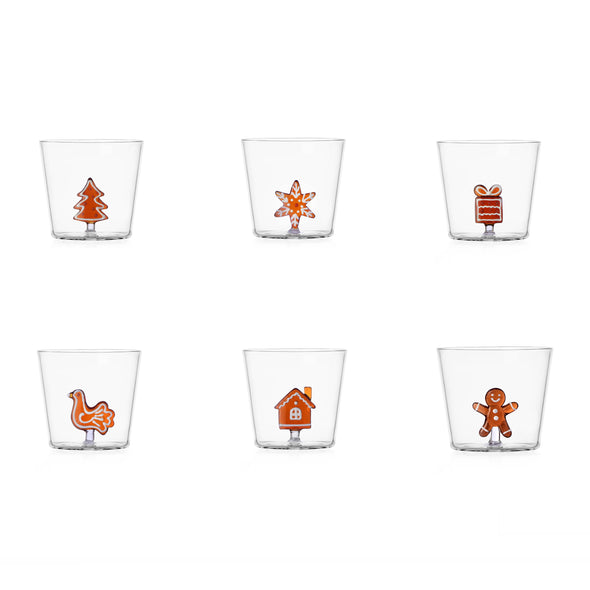 Nutcracker Mr Gingerbread Tumbler (Set of 6)