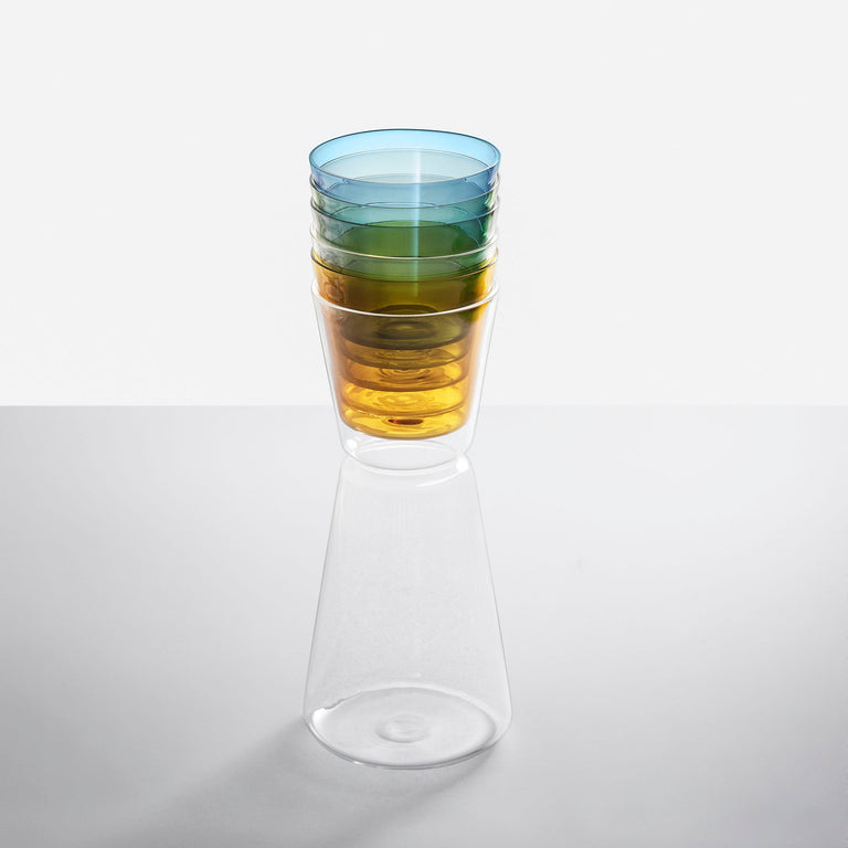Ichendorf Milano designové sklenice na vodu Greenwood Bloom Alphabet