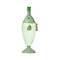 Marine Garden Fish Glass Bottle  option Green