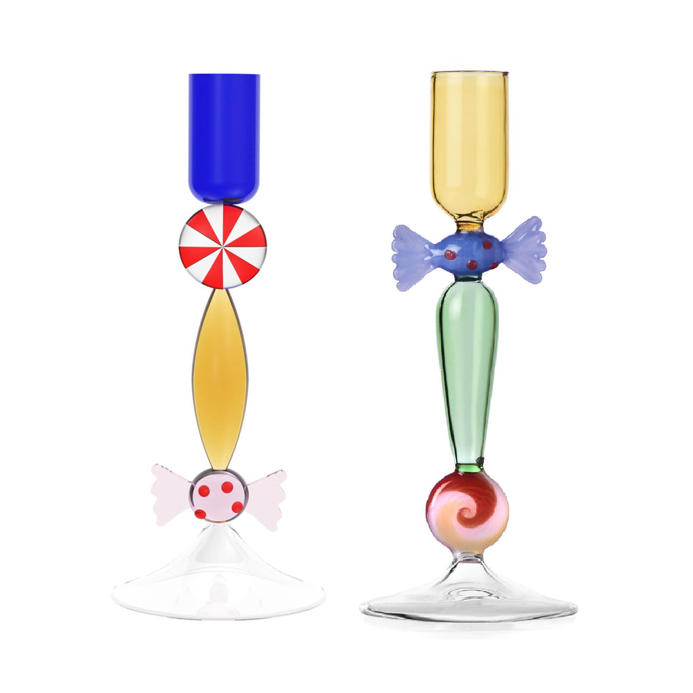 Nutcracker Candy Candleholder (Set of 2)