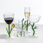 Spring Varietal Floral Stemmed Glass (Set of 6)