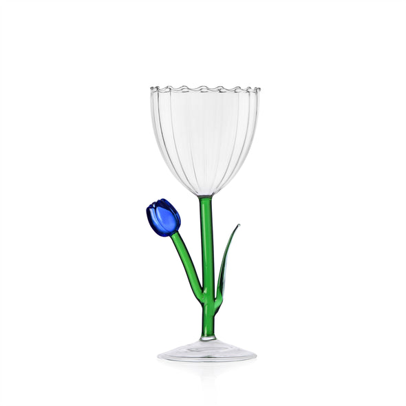 Spring Varietal Floral Stemmed Glass (Set of 6)