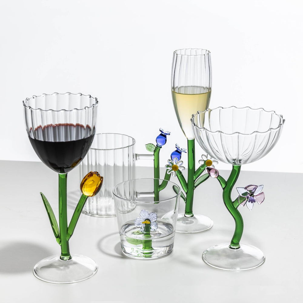 Spring Varietal Floral Tumbler (Set of 6)
