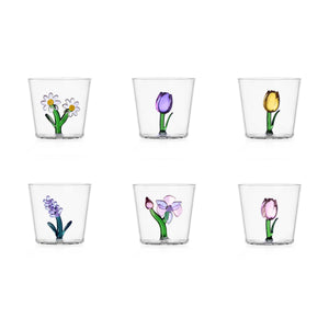 Spring Varietal Floral Tumbler (Set of 6)