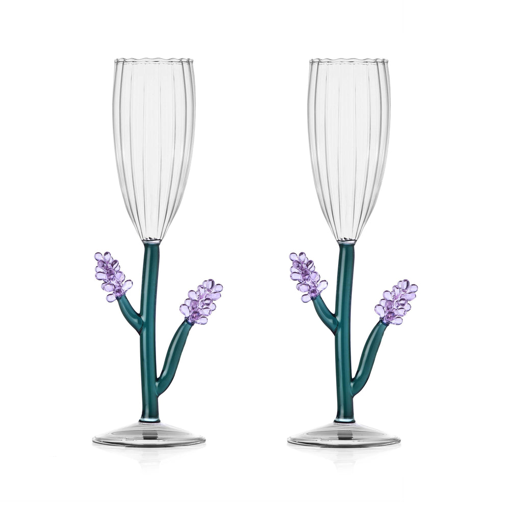 Spring Varietal Lavender Flute (Set of 2)