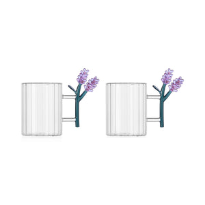 Spring Varietal Lavender Optic Mug (Set of 2)