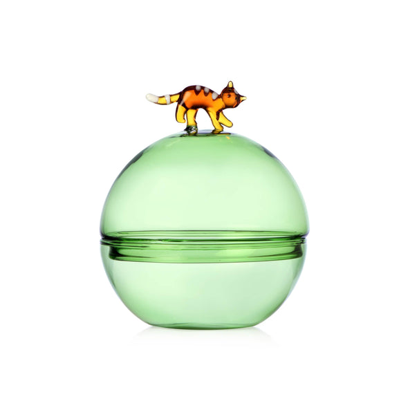 Tabby Cat Christmas Edition Cat Sugarpot