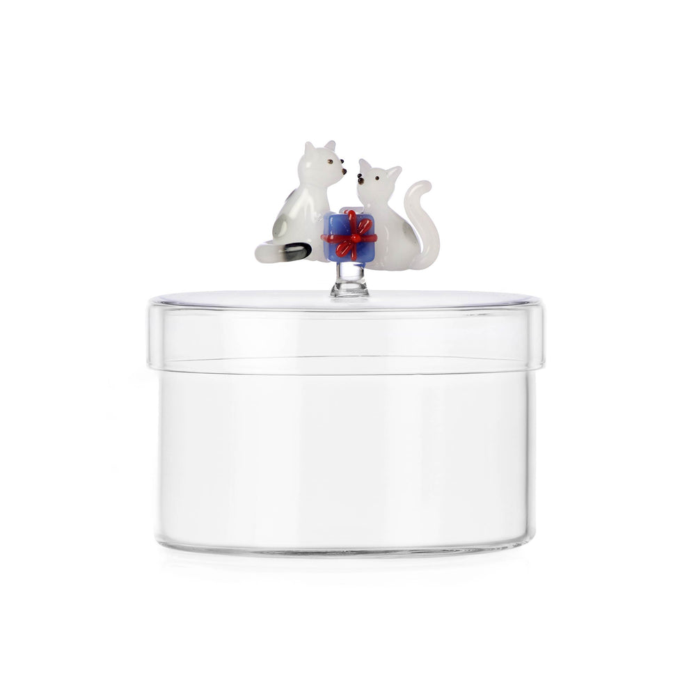 Tabby Cat Christmas Edition Cats with Gift Box