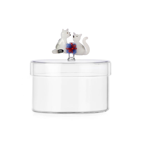 Tabby Cat Christmas Edition Cats with Gift Box
