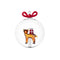 Woodland Tales Christmas Ornament  option Reindeer / Gift and Ribbon