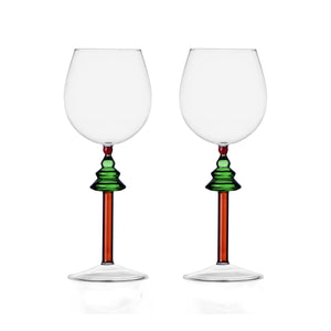Woodland Tales Wish Tree Stemmed Glass (Set of 2)