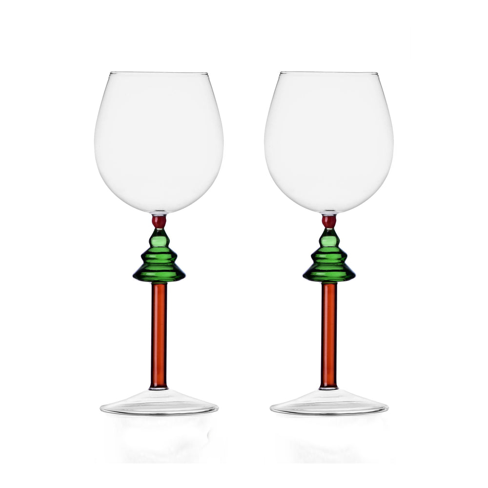 Woodland Tales Wish Tree Stemmed Glass (Set of 2)