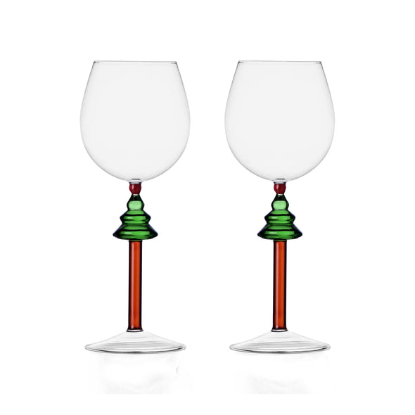 Woodland Tales Wish Tree Stemmed Glass (Set of 2)