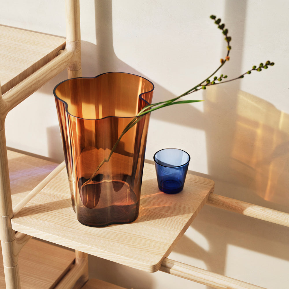 Iittala Alvar Aalto Clear Vase 10.5