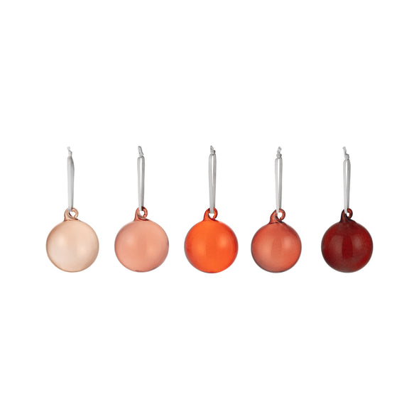 Holiday Glass Ball (Set of 5)