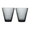 Kastehelmi Tumbler (Set of 2)  option Grey