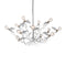 Birdie LED Chandelier  option Transparent