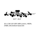 Birdie's Nest LED Flush Mount