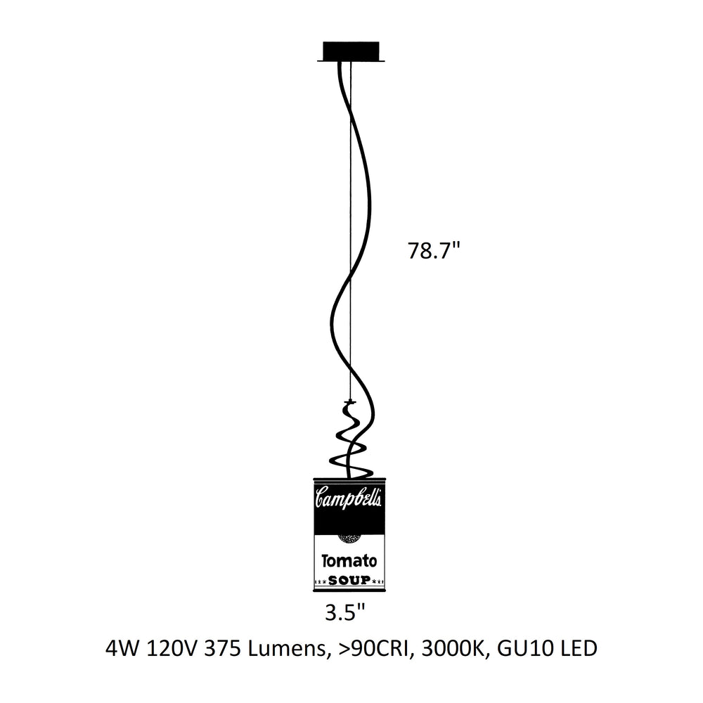 Canned Light LED Pendant Light