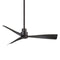 Simple Outdoor Ceiling Fan  option Coal Finish and Blades