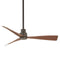 Simple Outdoor Ceiling Fan  option Oil Rubbed Bronze Finish / Medium Maple Blades