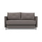 Cubed 2-Seater Sofa Bed  option 521 Mixed Dance Grey