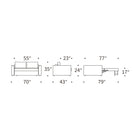 Neah Curved Arms Sofa Bed