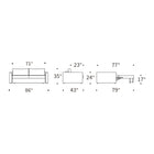 Neah Curved Arms Sofa Bed