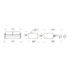 Neah Slim Arms Sofa Bed