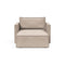Newilla Slim Arms Lounger  option 257 Adario Taupe