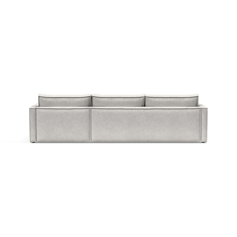 Newilla Slim Arms Sofa Bed with Chaise