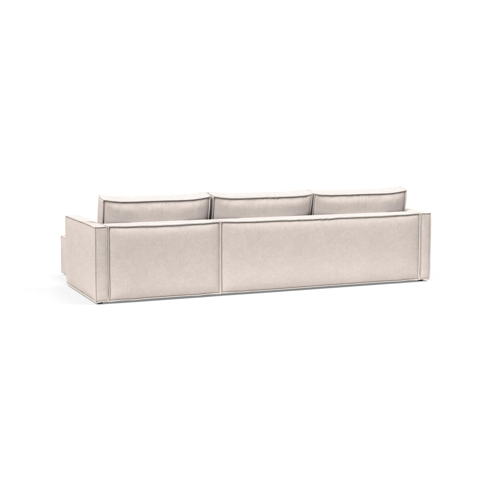 Newilla Slim Arms Sofa Bed with Chaise