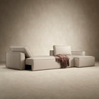 Newilla Standard Arms Sofa Bed with Chaise