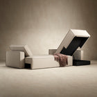 Newilla Standard Arms Sofa Bed with Chaise
