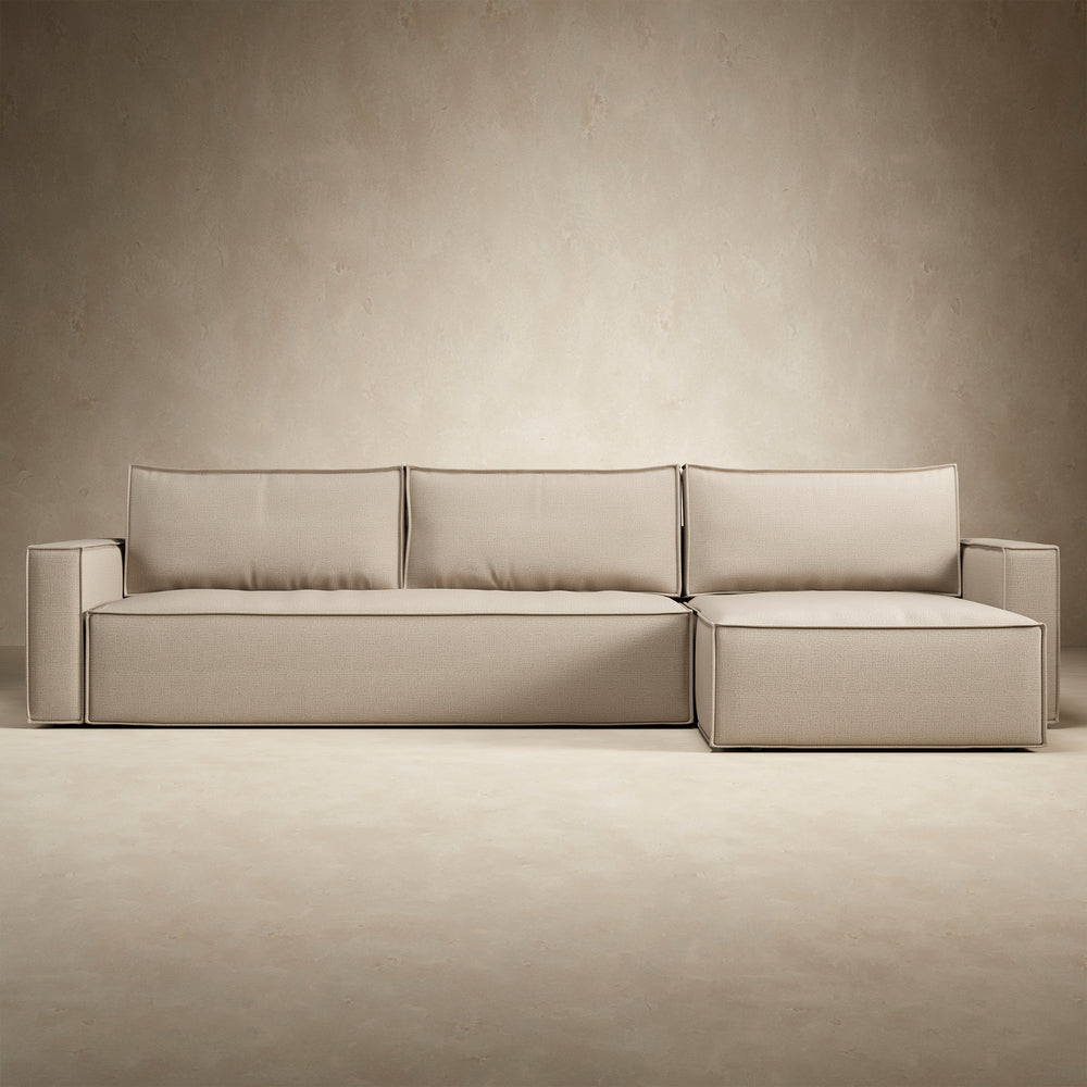Newilla Standard Arms Sofa Bed with Chaise