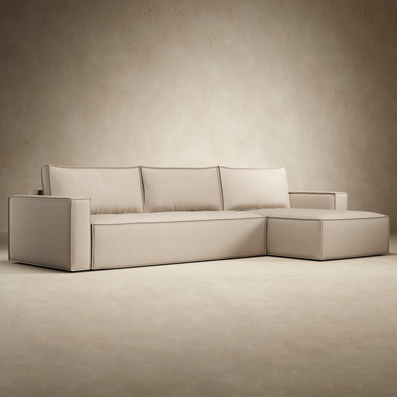 Newilla Standard Arms Sofa Bed with Chaise
