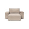 Newilla Wide Arms Lounger  option 257 Adario Taupe