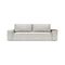 Newilla Wide Arms Sofa Bed  option 256 Adario Fog