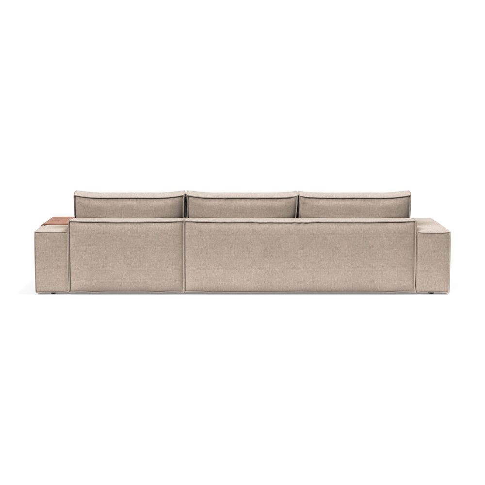 Newilla Wide Arms Sofa Bed with Chaise