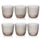 Sixties Multipattern Tumbler (Set of 6)  option Dove Grey