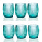 Gluglu Water Tumbler (Set of 6)  option Turquoise