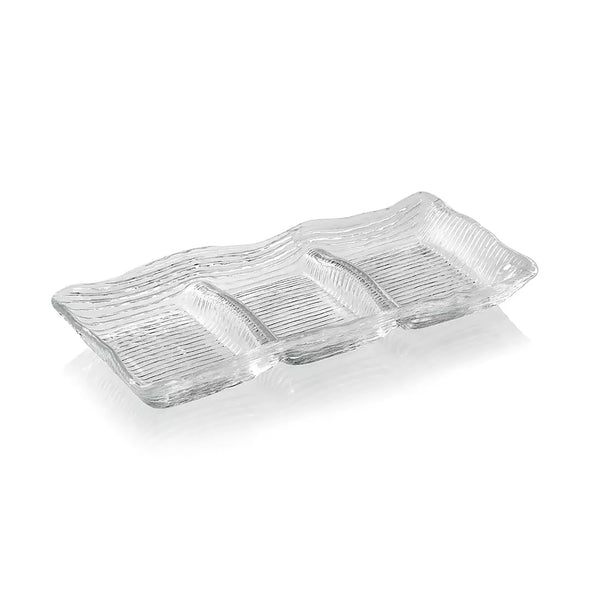 All In One 3 Sections Appetizer Tray