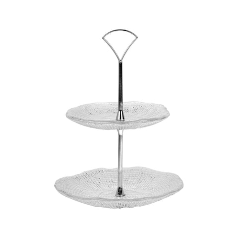 Diamante Round Cakestand with Metal Stand
