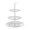 Diamante Round Cakestand with Metal Stand  option 3 Tiers