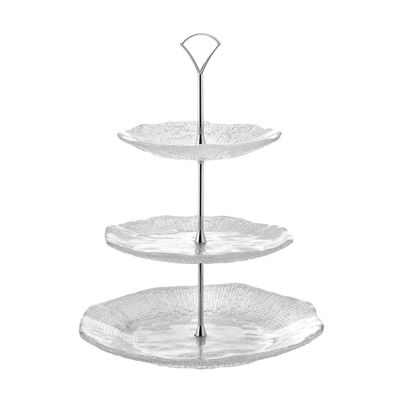 Diamante Round Cakestand with Metal Stand
