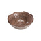 Diamante Salad Bowl  option Hazelnut Chrome / Small: 7.9 in diameter