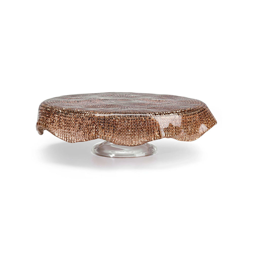 Diamante Scalloped Cakestand