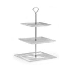 Infinity 3-Tier Square Cake Stand