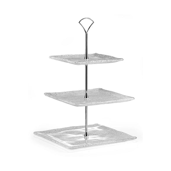 Infinity 3-Tier Square Cake Stand